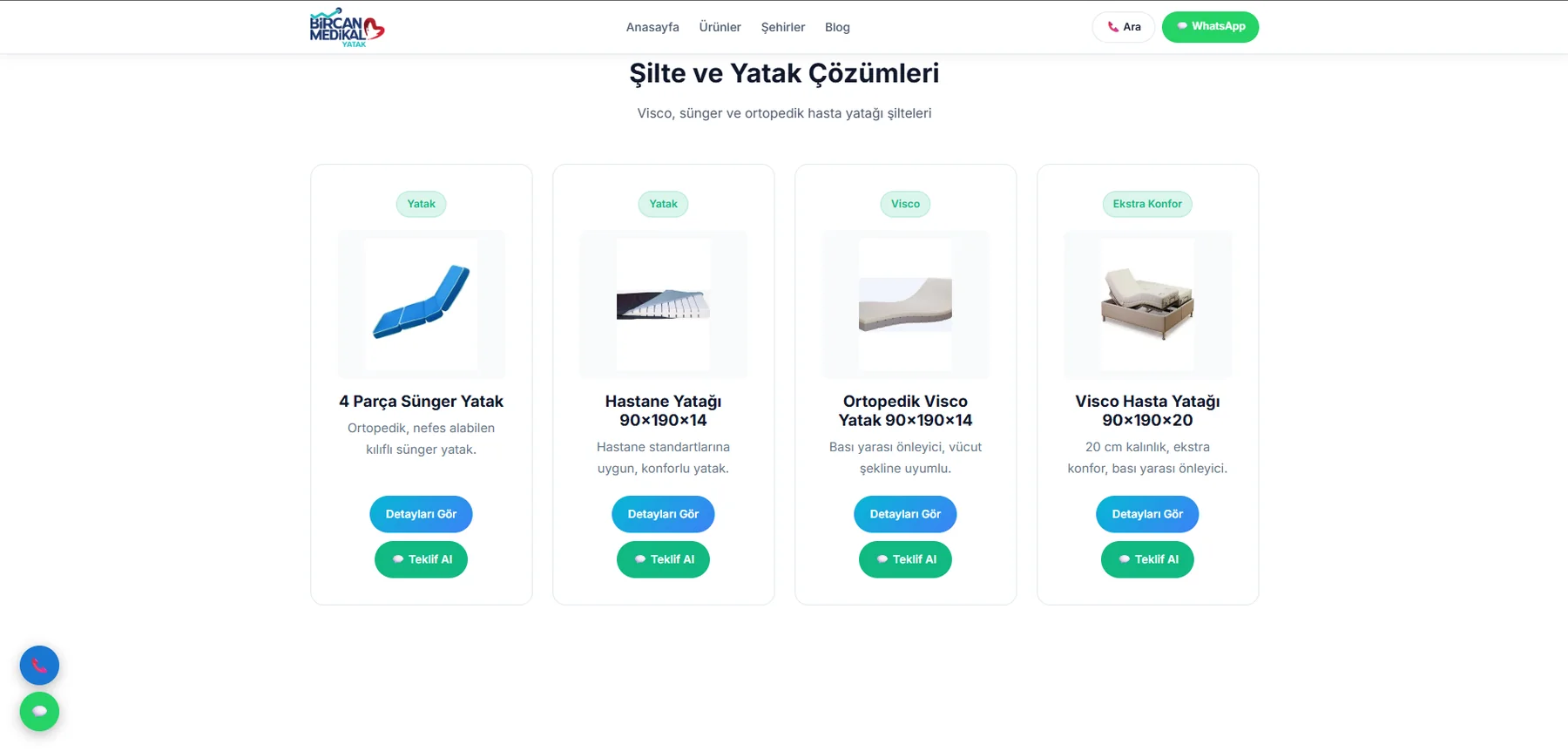 Bircan Medikal Hasta Yatağı Platformu ekran görüntüsü 3