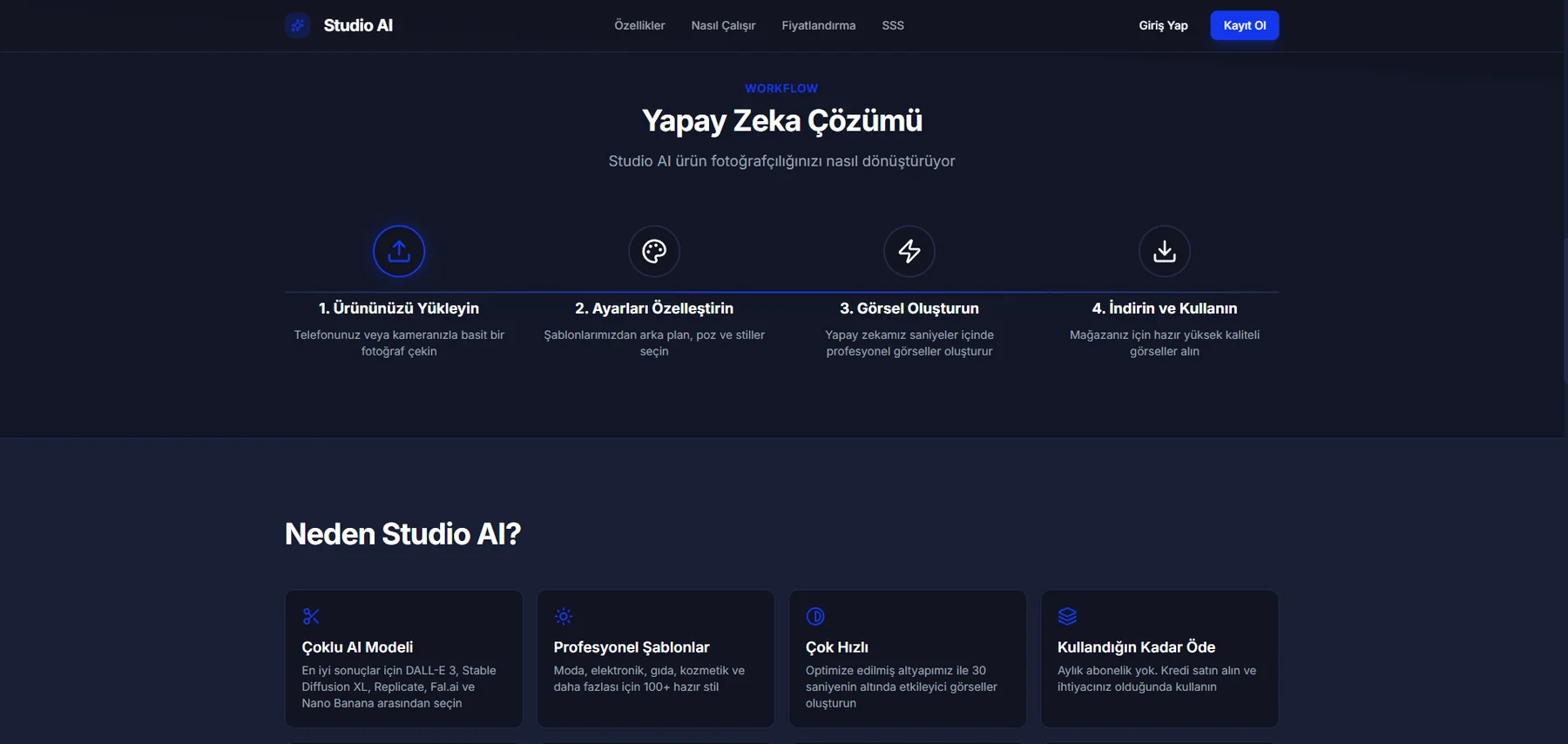 Pocket Studio AI Ürün Görselleştirme ekran görüntüsü 3