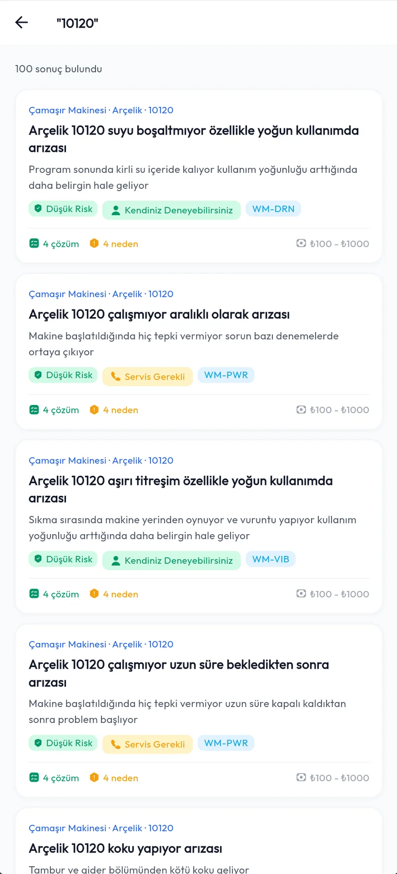 ArızamNe Akıllı Arıza Asistanı ekran görüntüsü 4